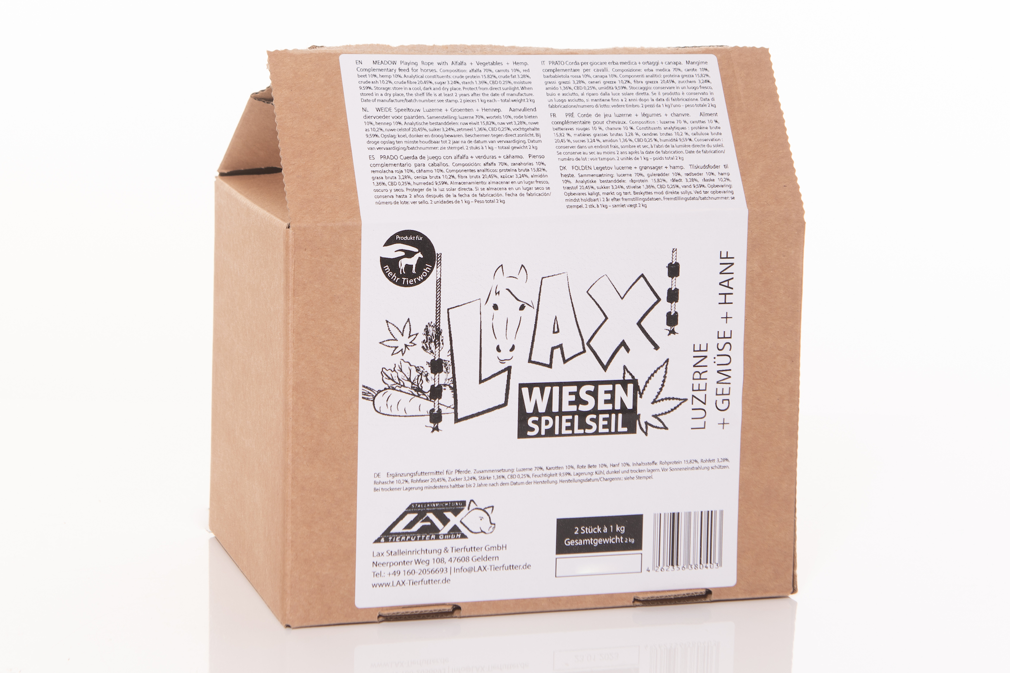 Lax Wiesen Spielseil - Luzerne + Hanf + Gemüse