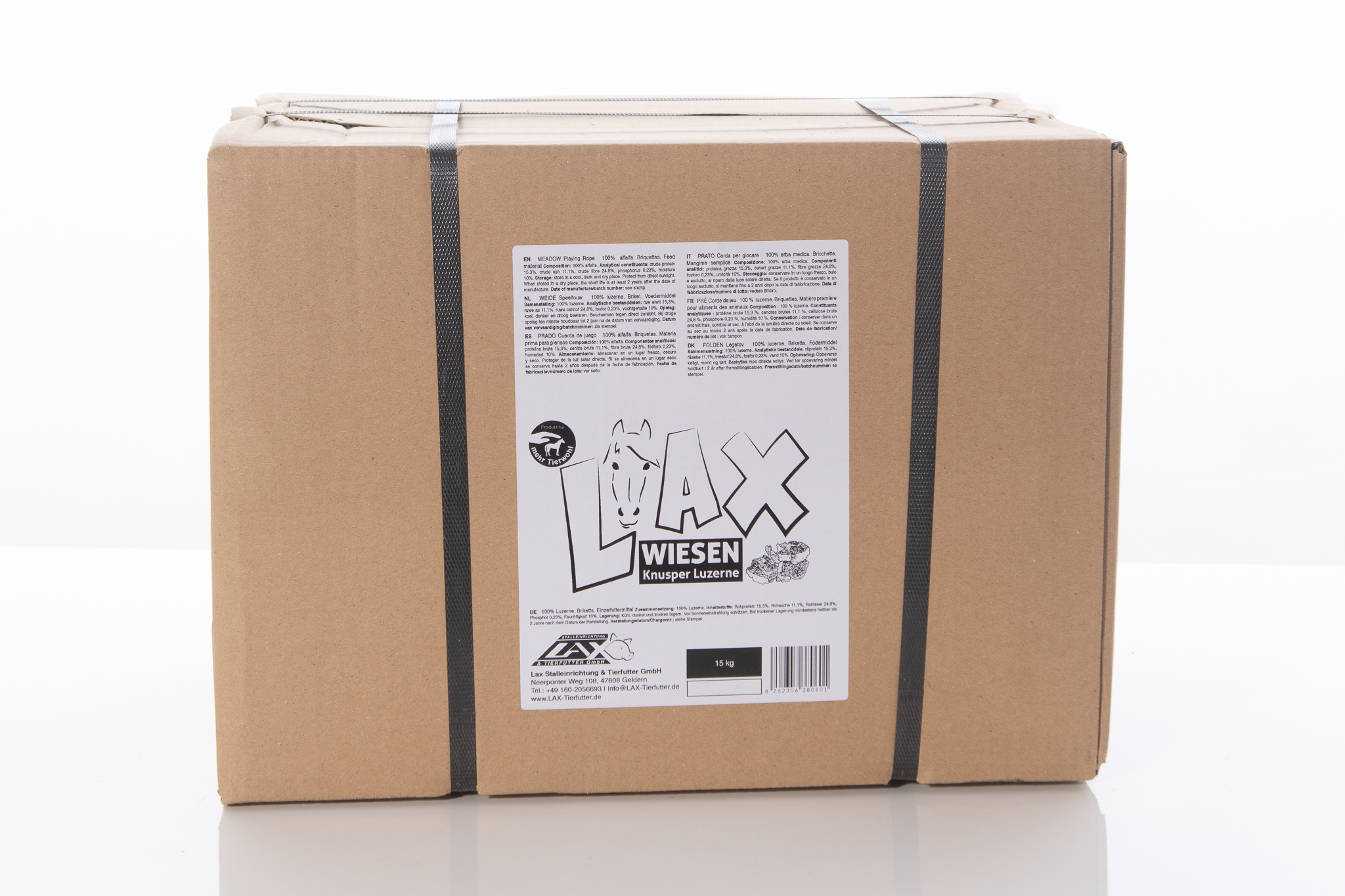 LAX Wiesen Knusper Luzerne 15 kg (1,99 € / kg ) LAX Wiesen Knusper Luzerne 15 kg (1,99 € / kg )