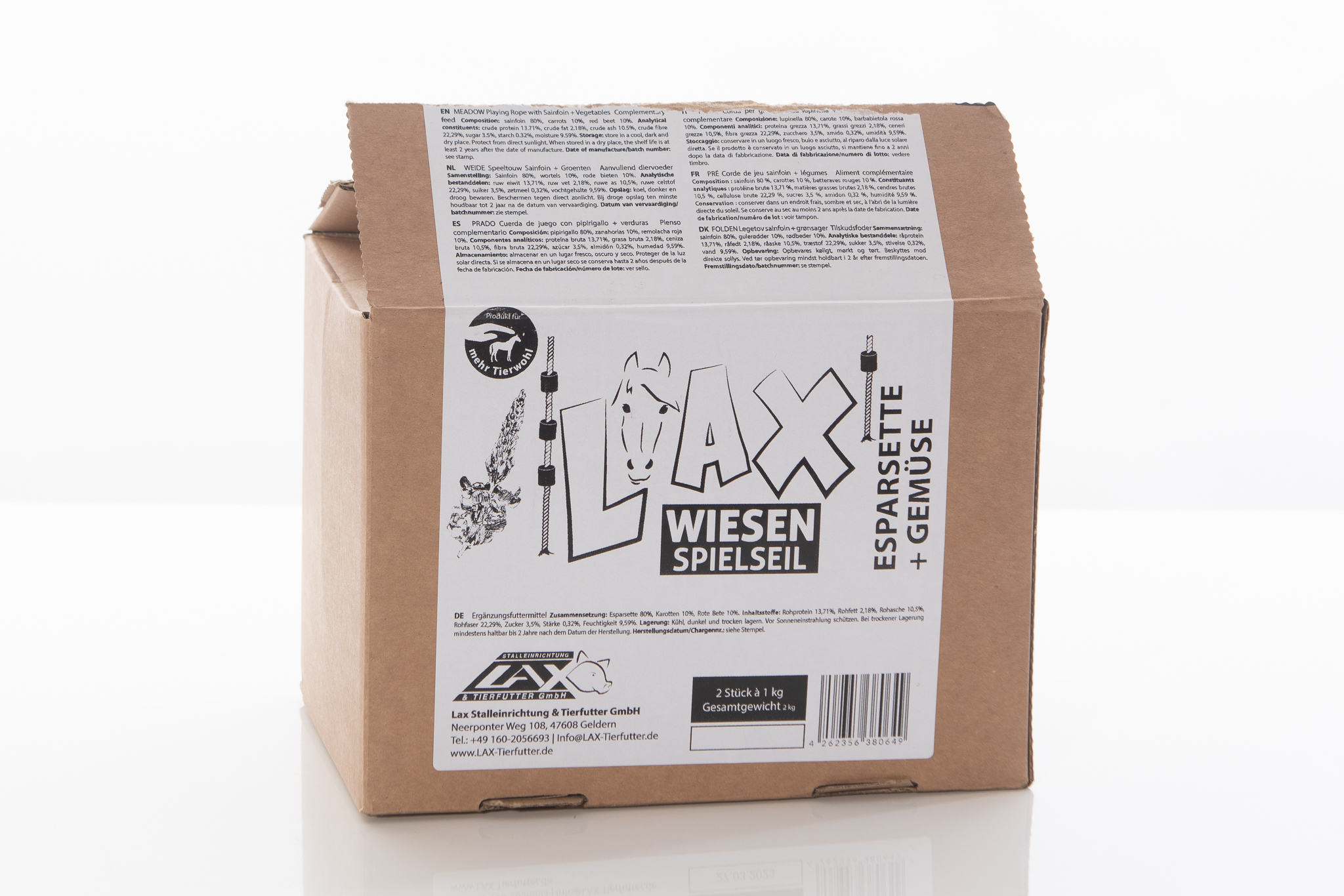 Lax Wiesen Spielseil Esparsette-Gemüse – 2 Stück á 1 kg