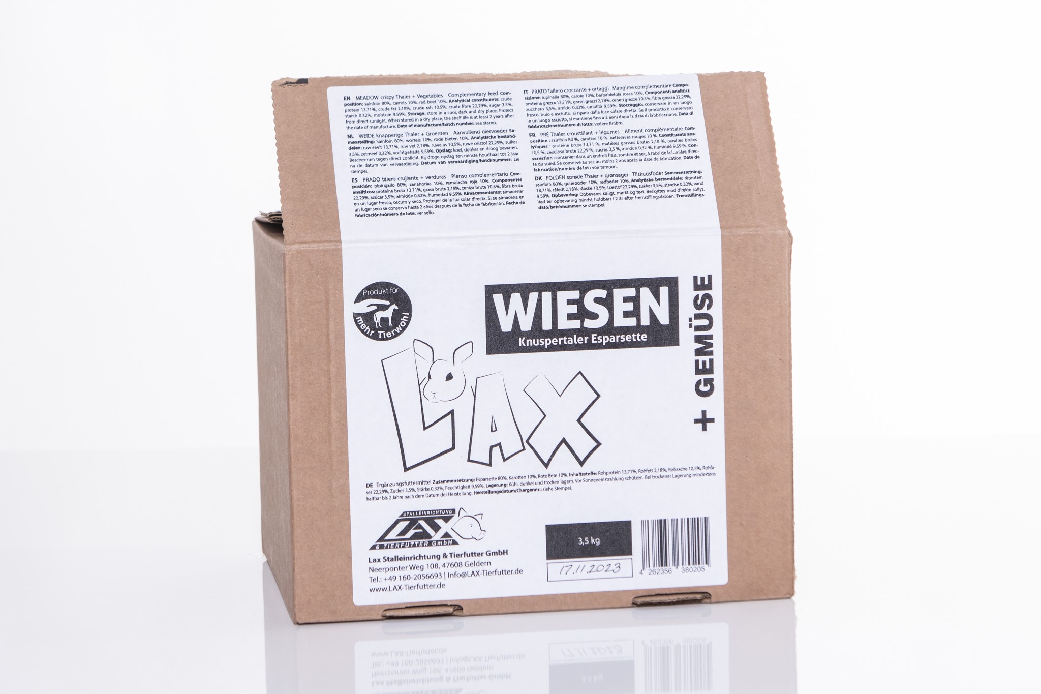 Lax Wiesen Knuspertaler - Vorratspack mit 20 Talern - 3,5 kg